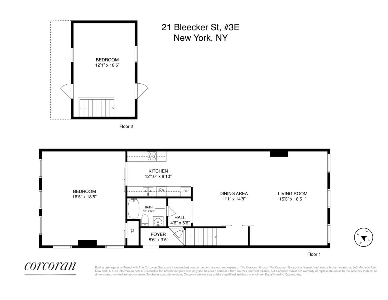 21 BLEECKER Street 3E