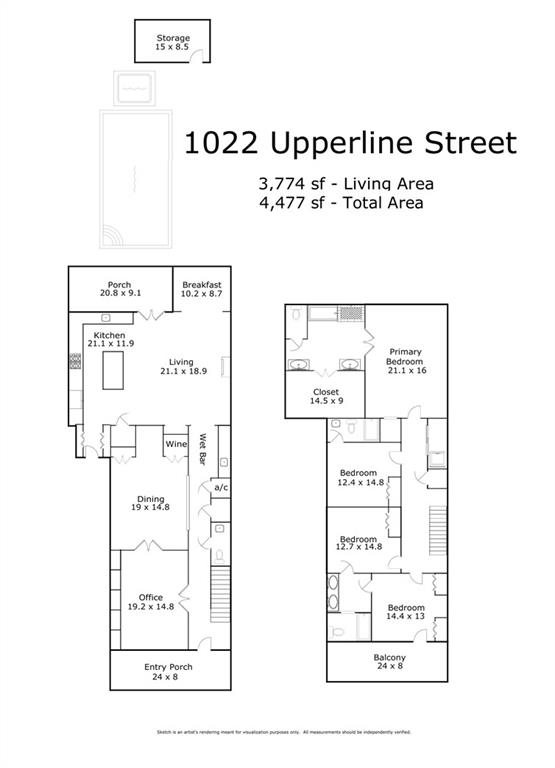 1022 UPPERLINE Street