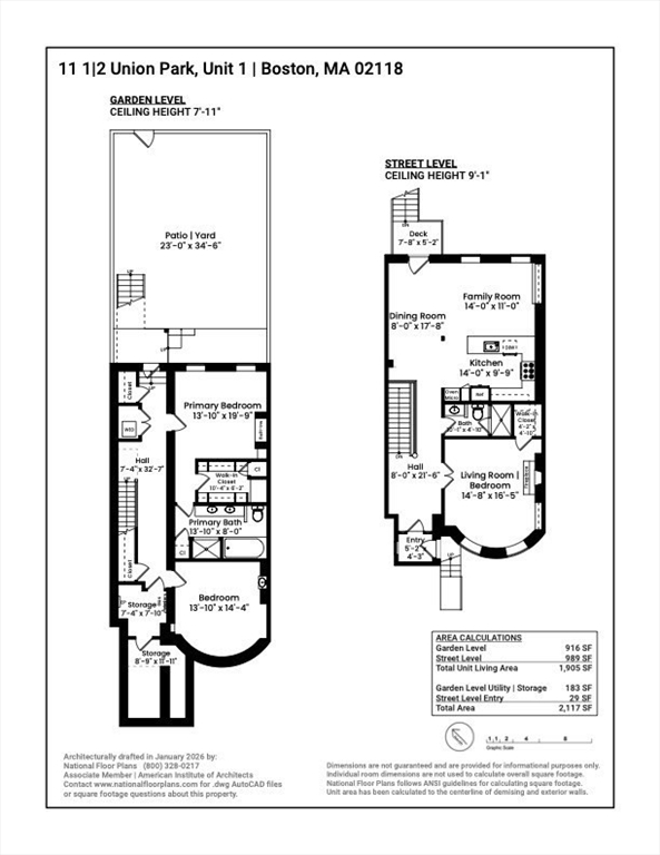 11 1/2 Union Park # 1