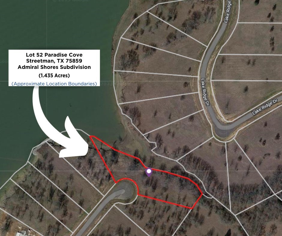 Lot 52 Paradise Cove