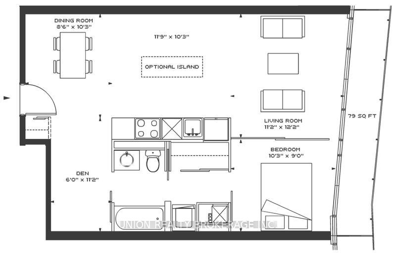 103 The Queensway N/A 1115, Toronto W01 Unit: 1115
