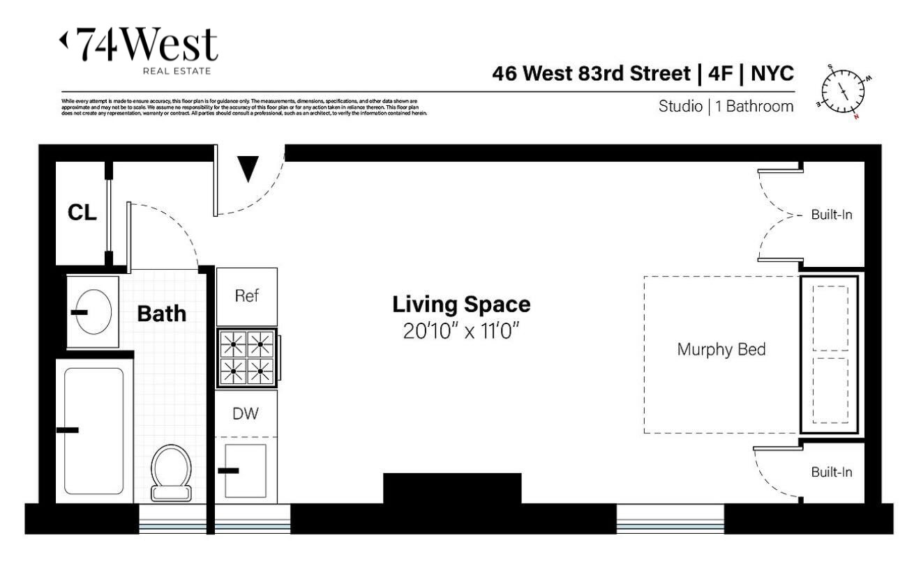 46 W 83RD Street 4F
