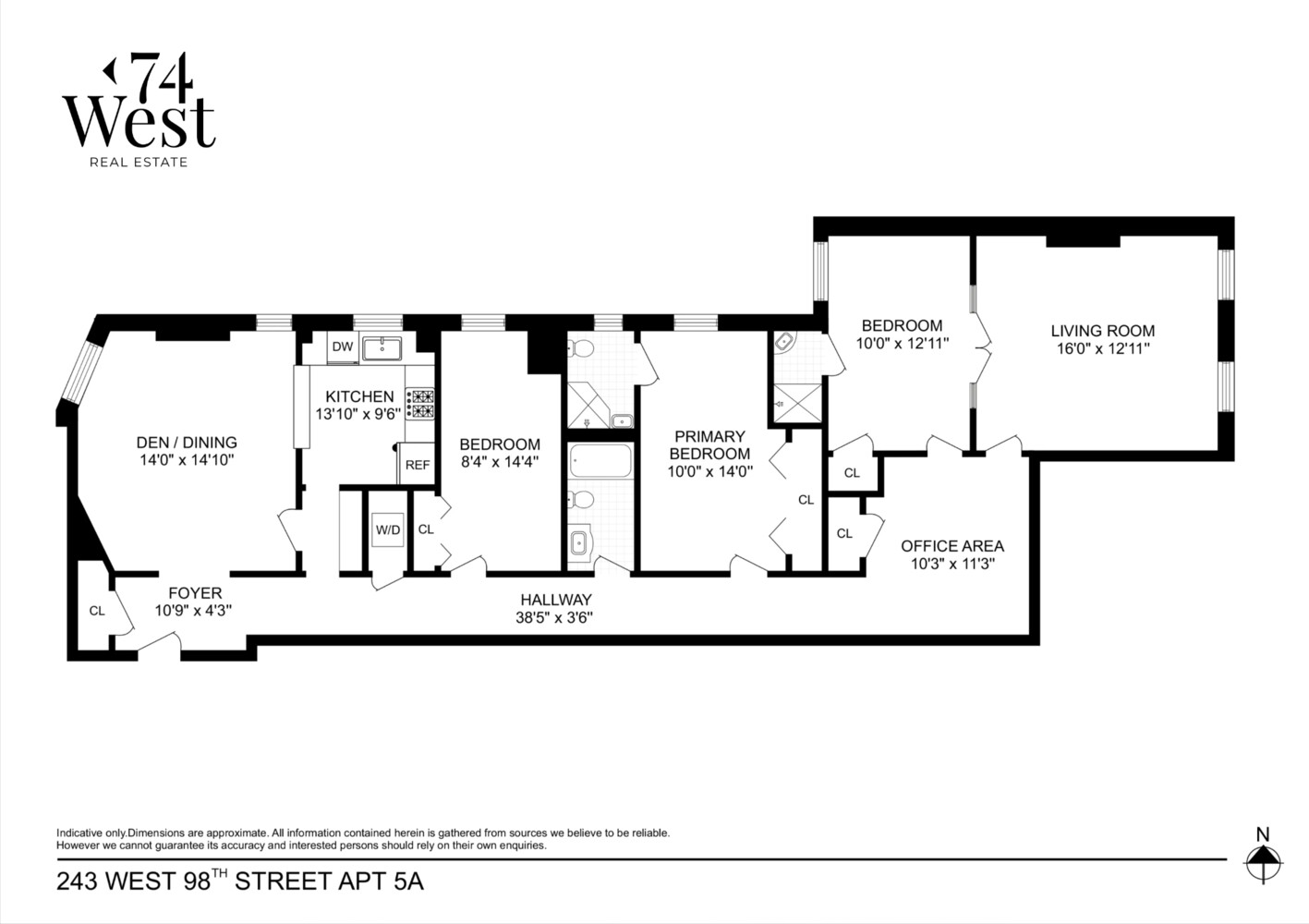 243 W 98TH Street 5A