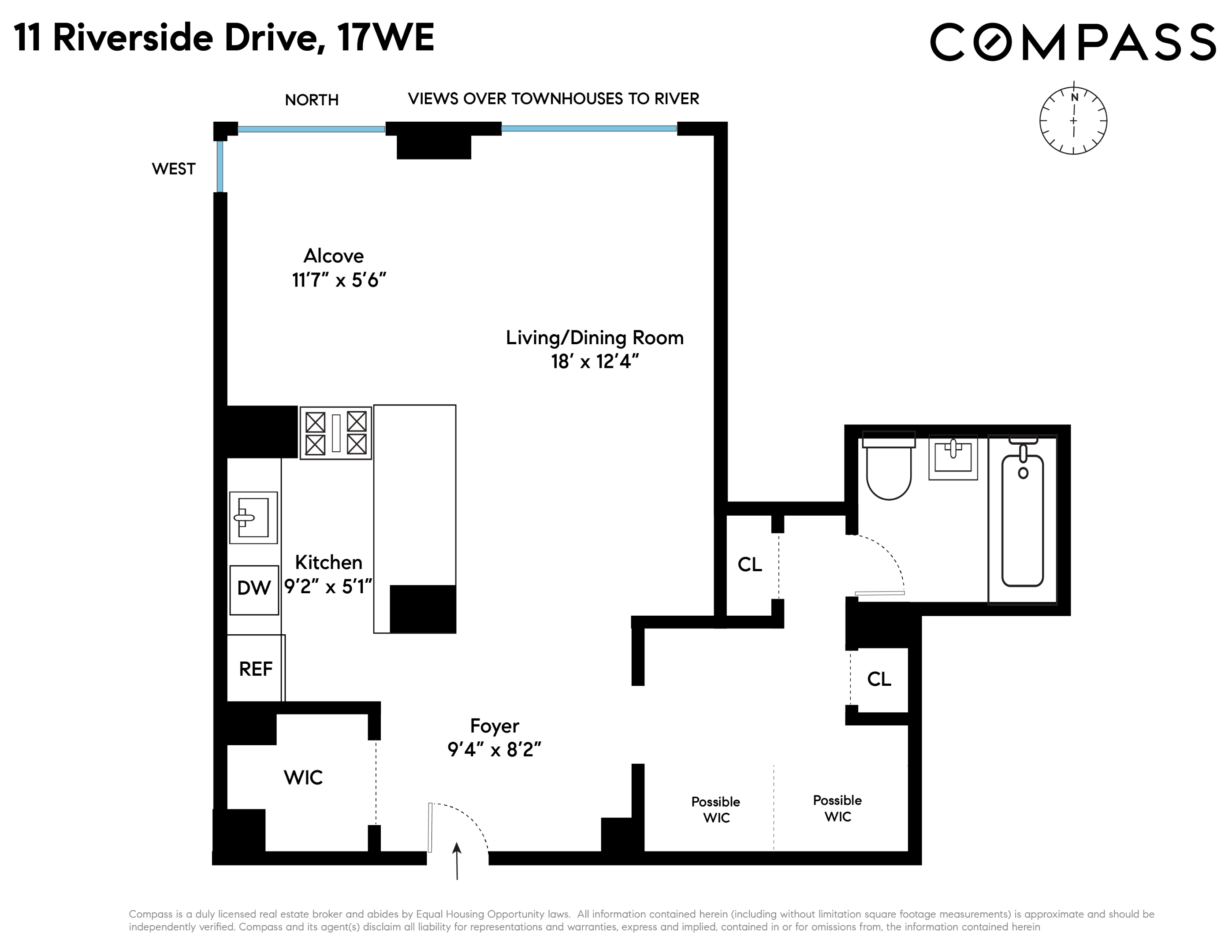 11 Riverside Drive 17WE