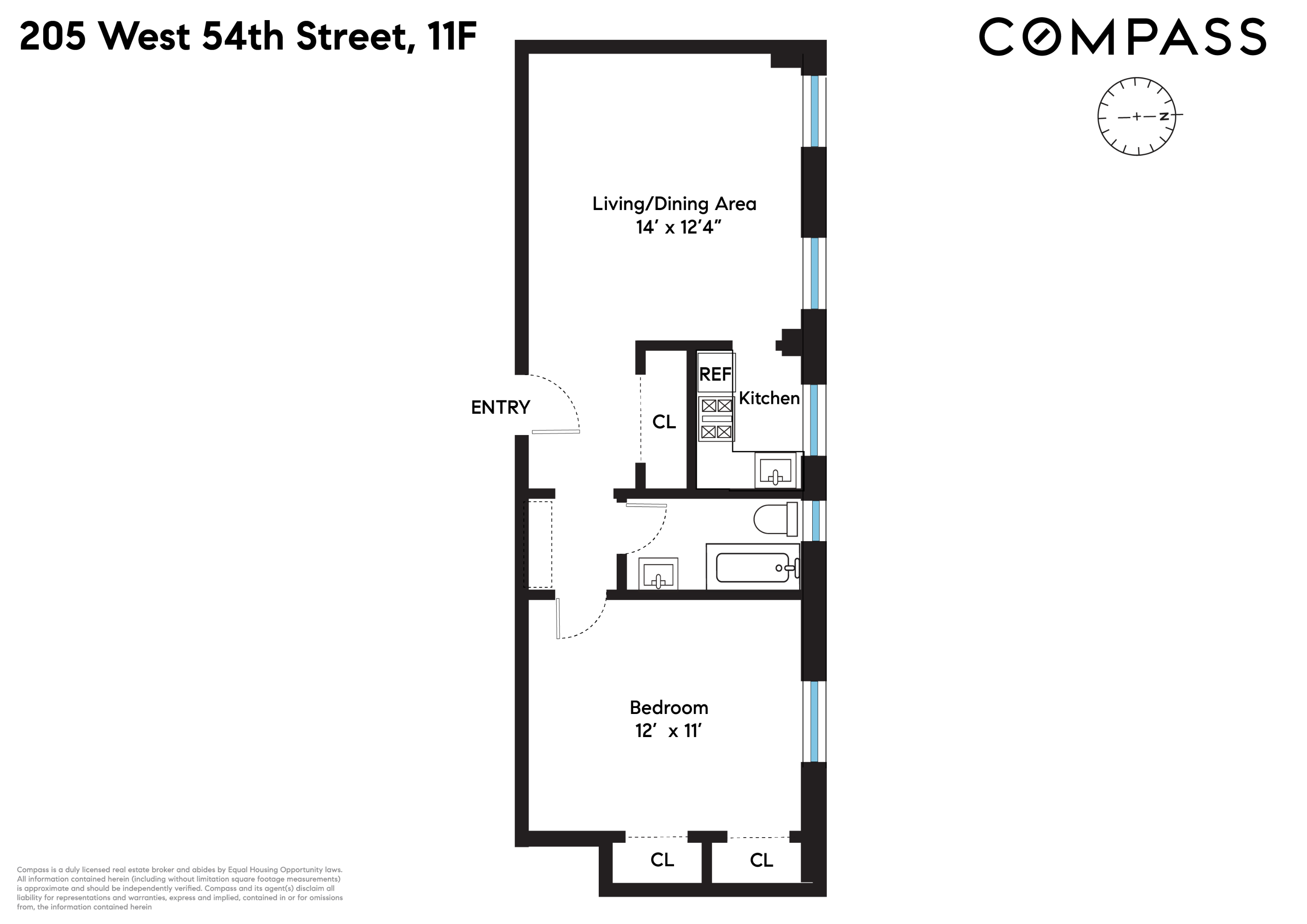 205 W 54th Street 11F