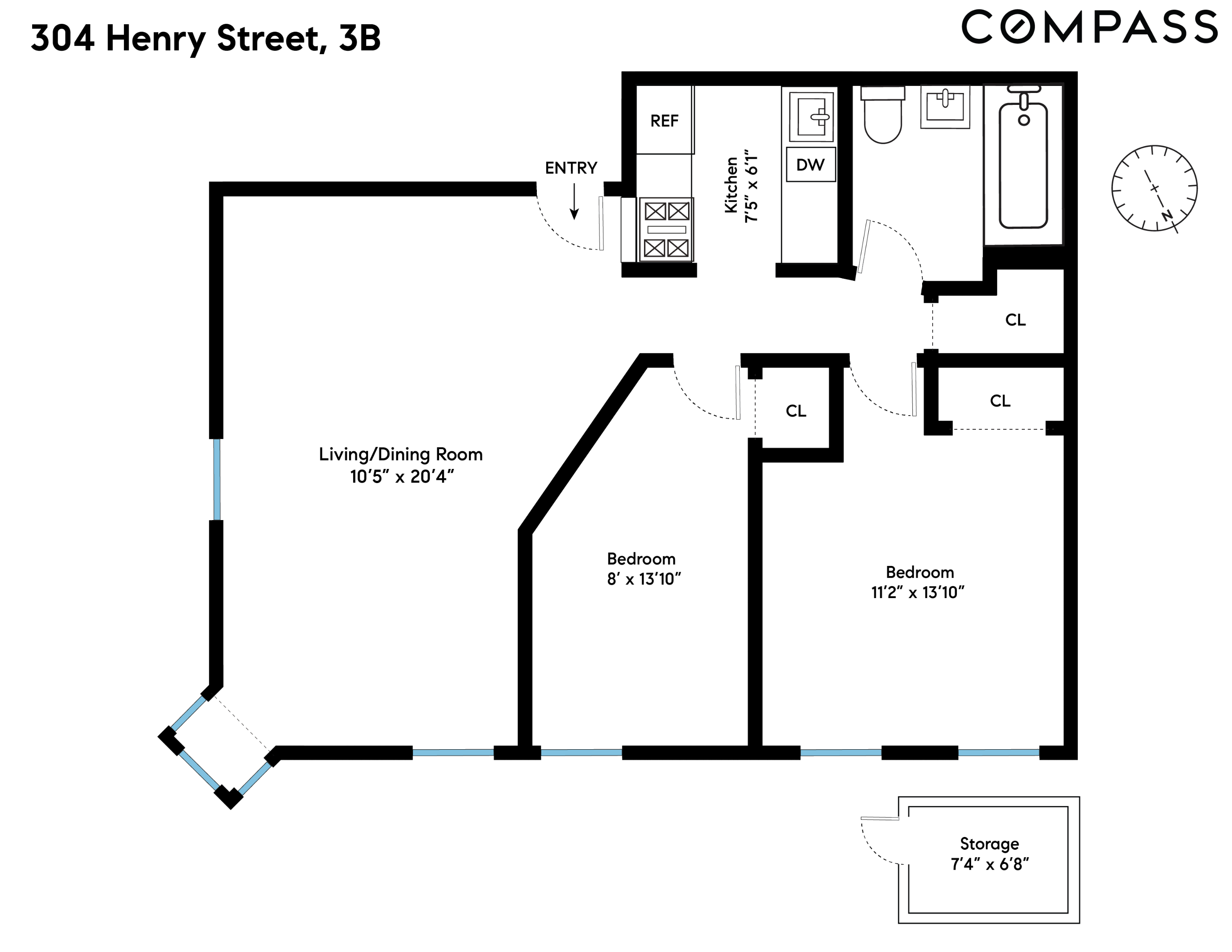 304 Henry Street 3B