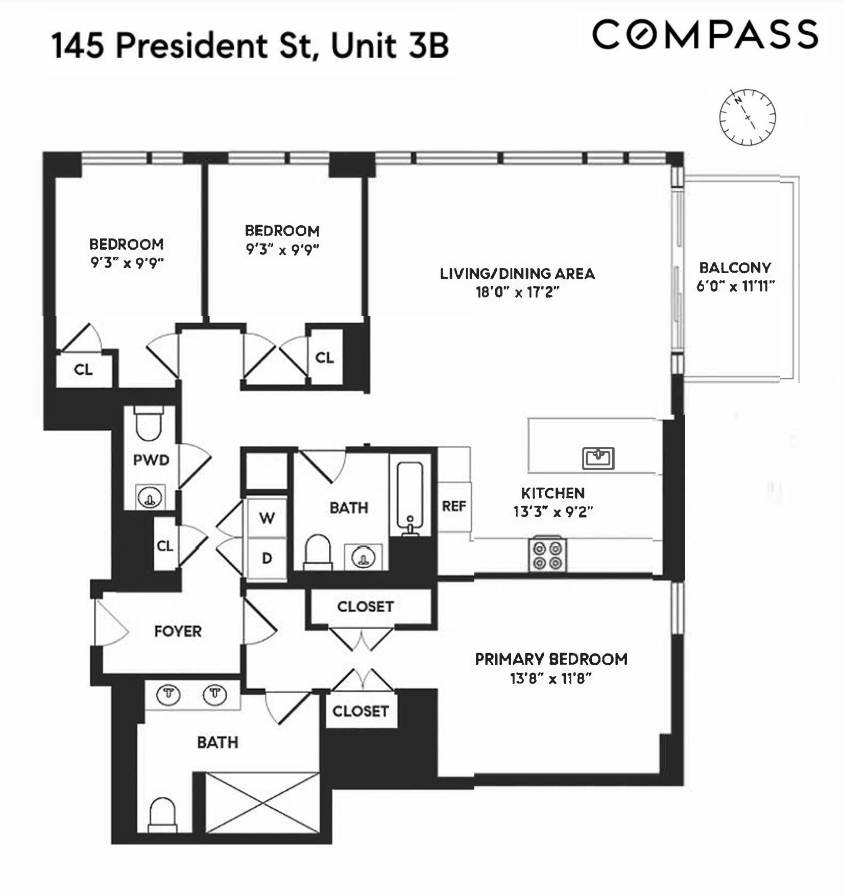 145 President Street 3B