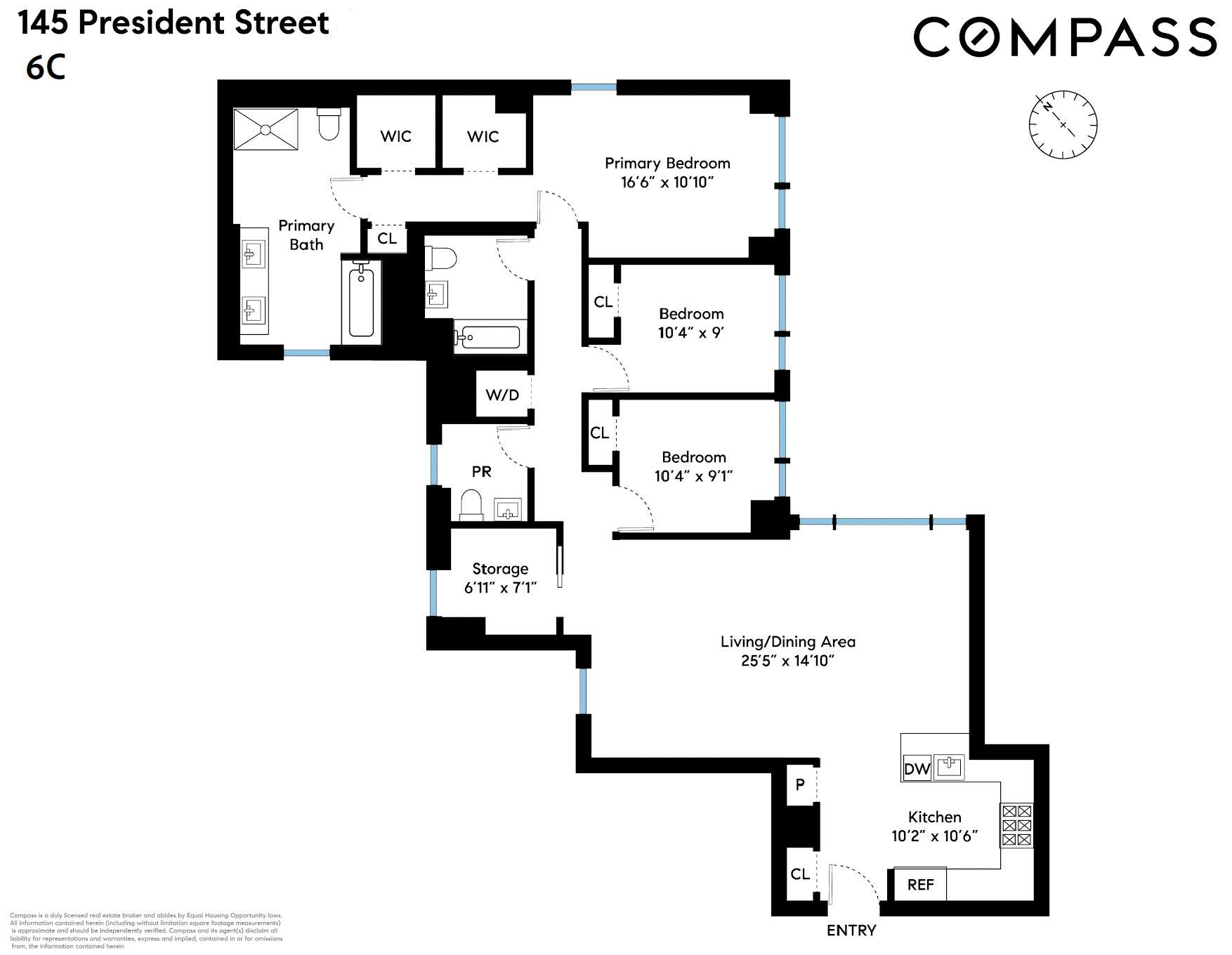 145 President Street 6C