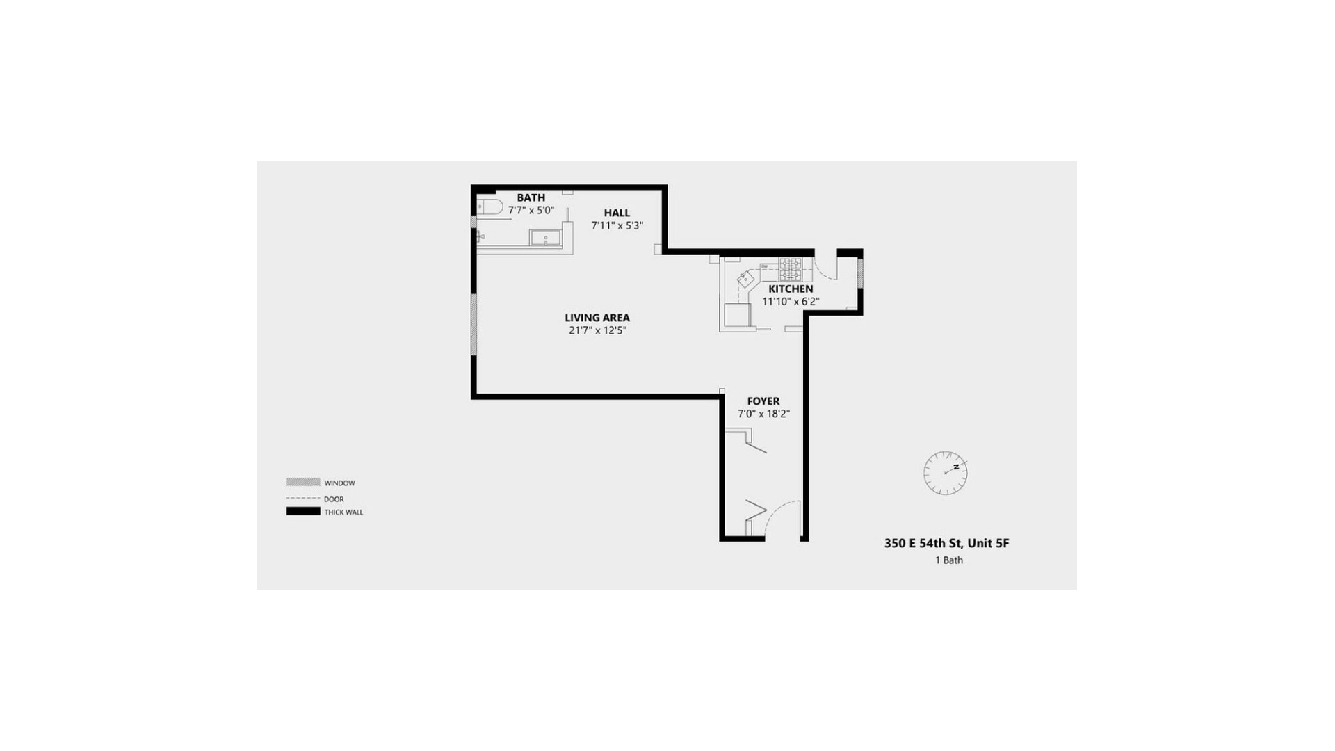 350 E 54TH Street 5F