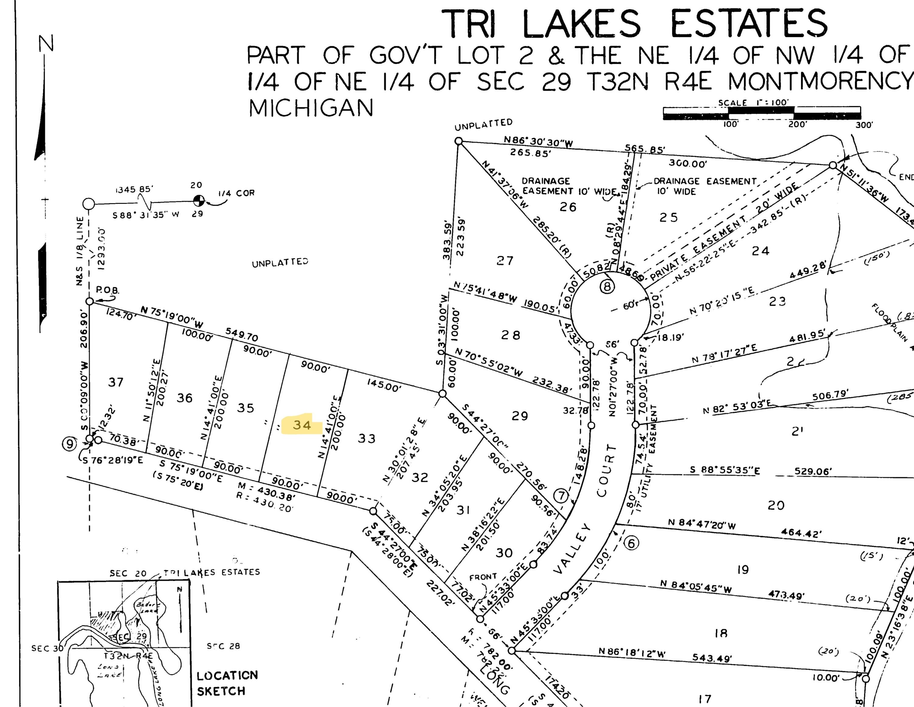 V/L Long Lake Road, Lot 34