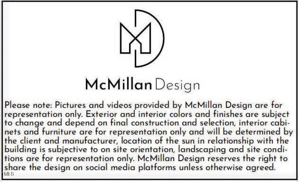 McMillan Design disclaimer: images are representative only, details may change, and designs may be shared on social media unless otherwise agreed.