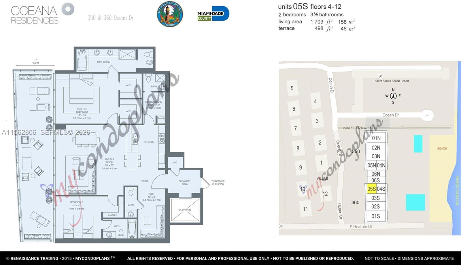 360 Ocean Dr # 905S