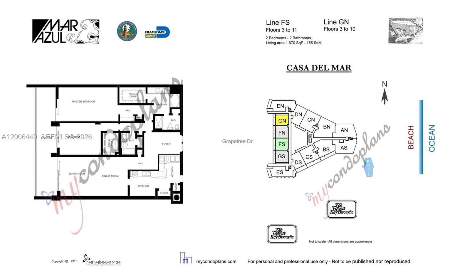 600 Grapetree Dr Unit: 8FS