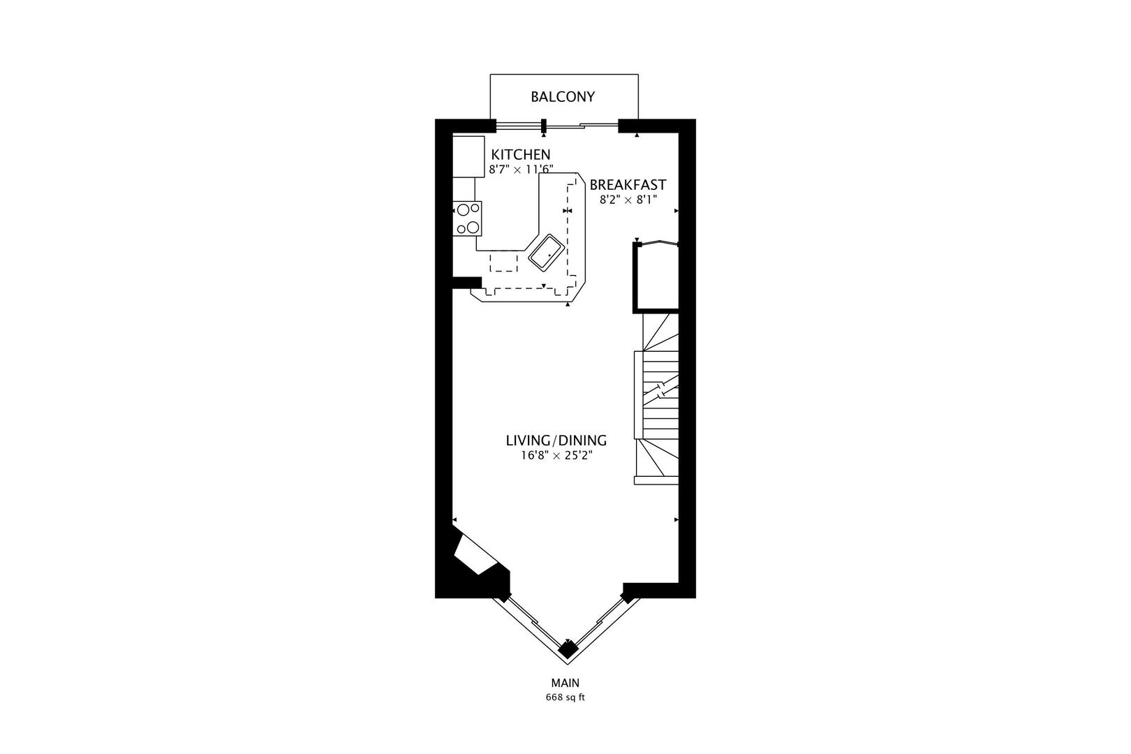 320 N CLINTON Street Unit: D