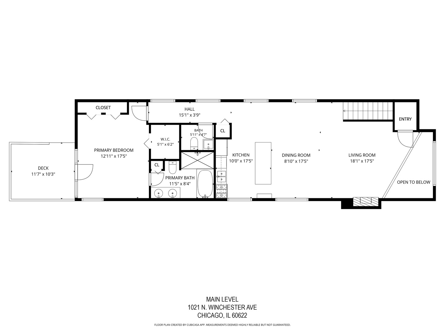 1021 N WINCHESTER Avenue Unit: 1