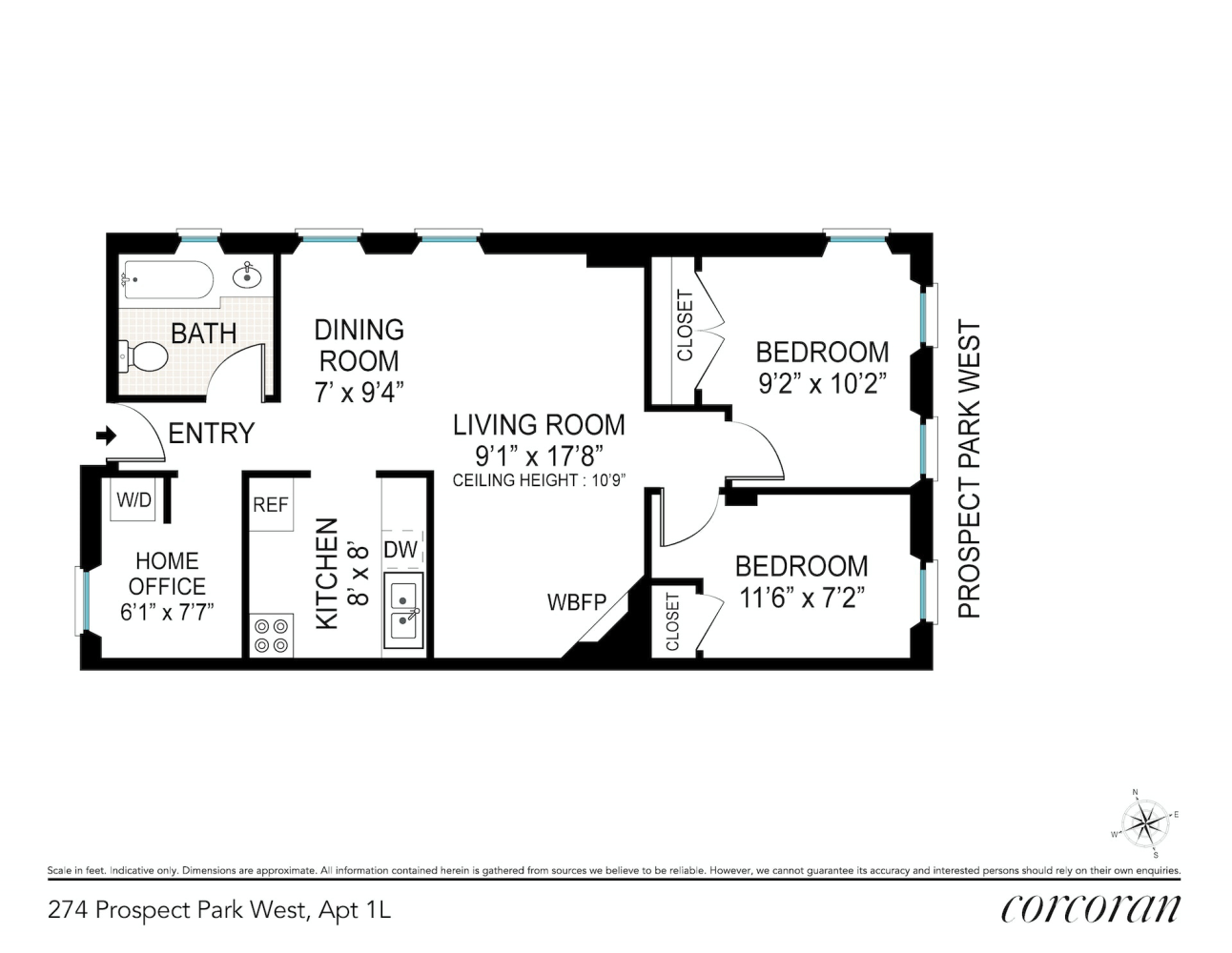 274 PROSPECT Park W 1L