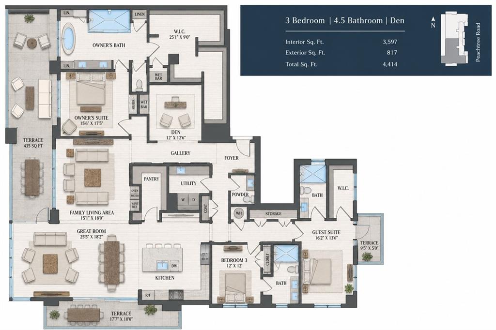2520 Peachtree Road NW Unit 1603