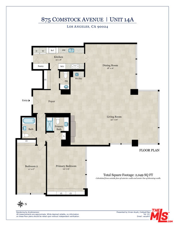 875 Comstock Ave Unit: 14A