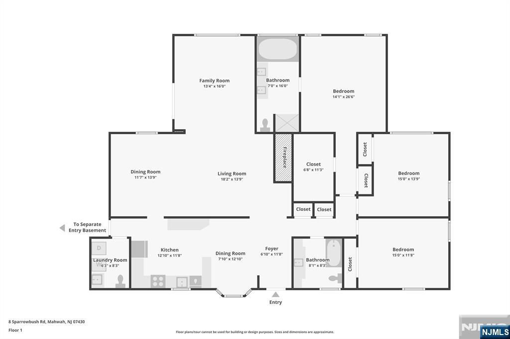 8 Sparrowbush Road