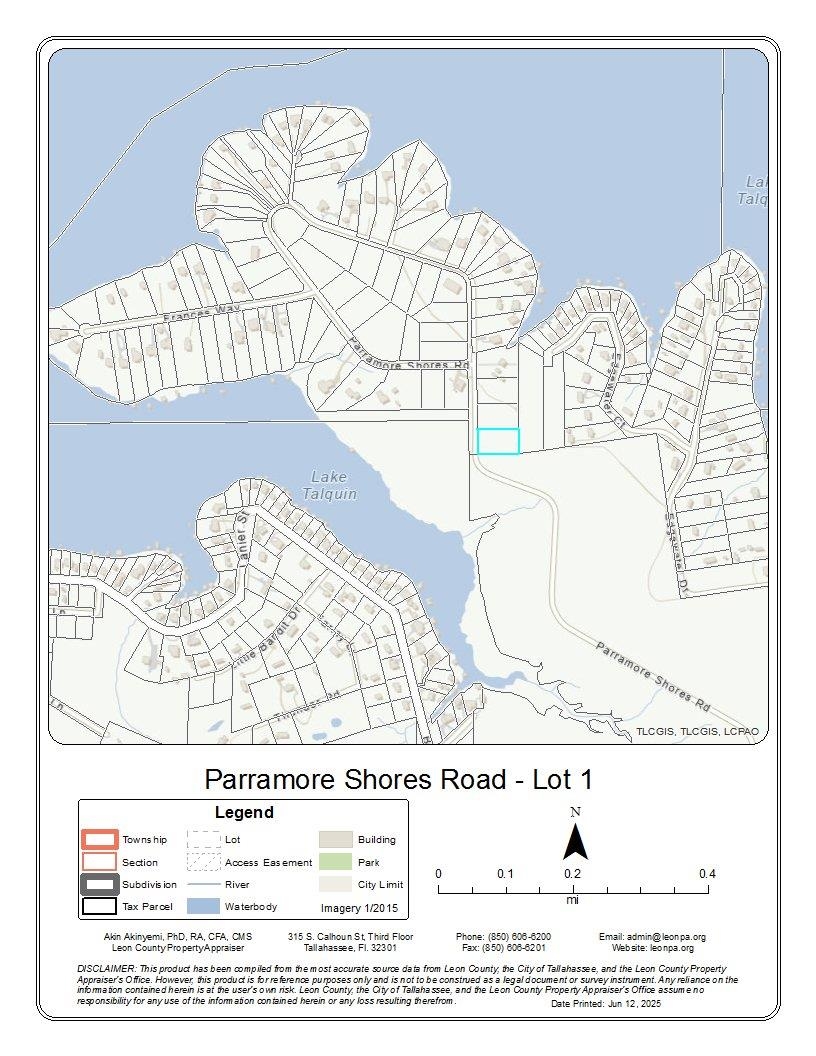 XX PARRAMORE SHORES Road