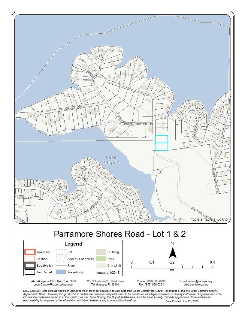 XXX PARRAMORE SHORES Road