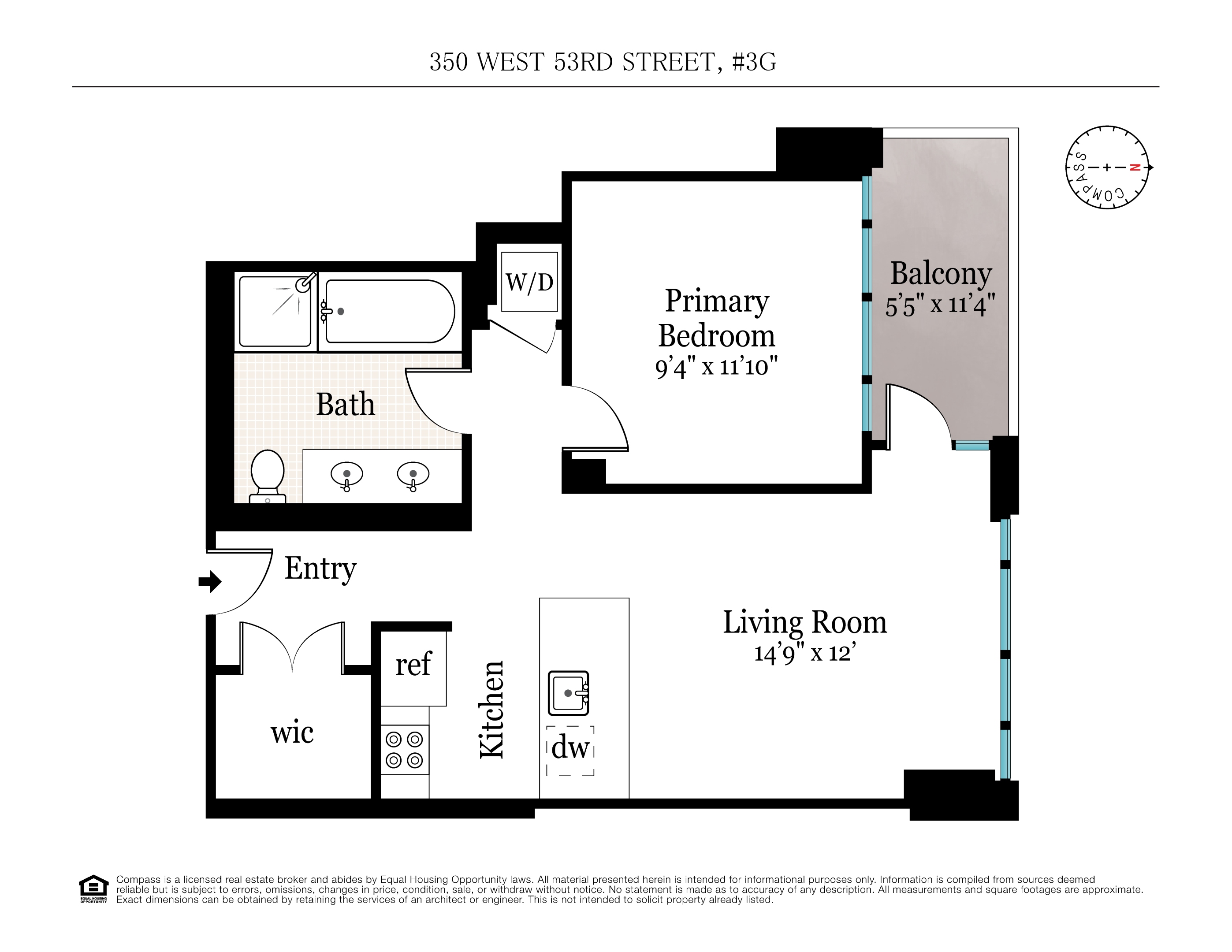 350 W 53rd Street 3G