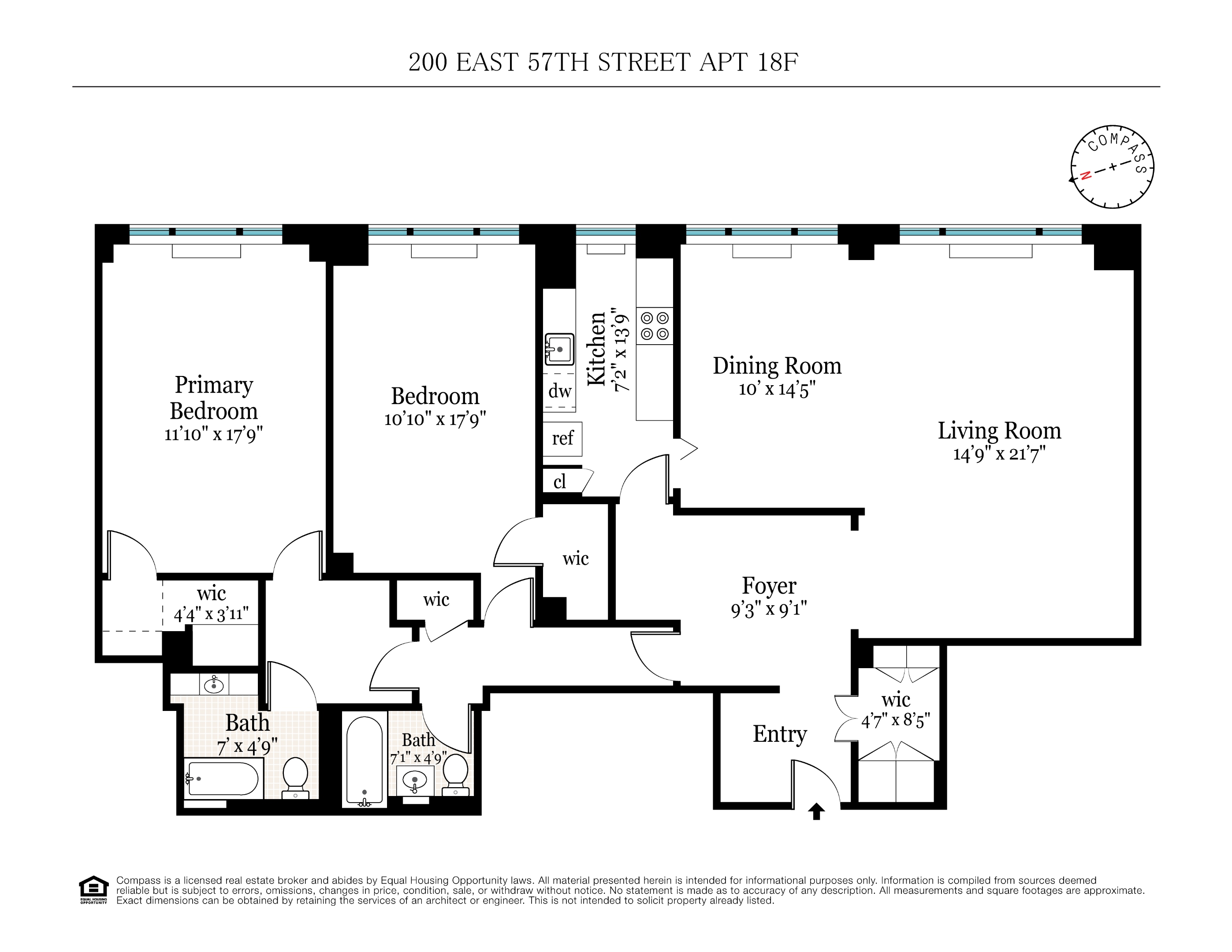 200 E 57th Street 18F