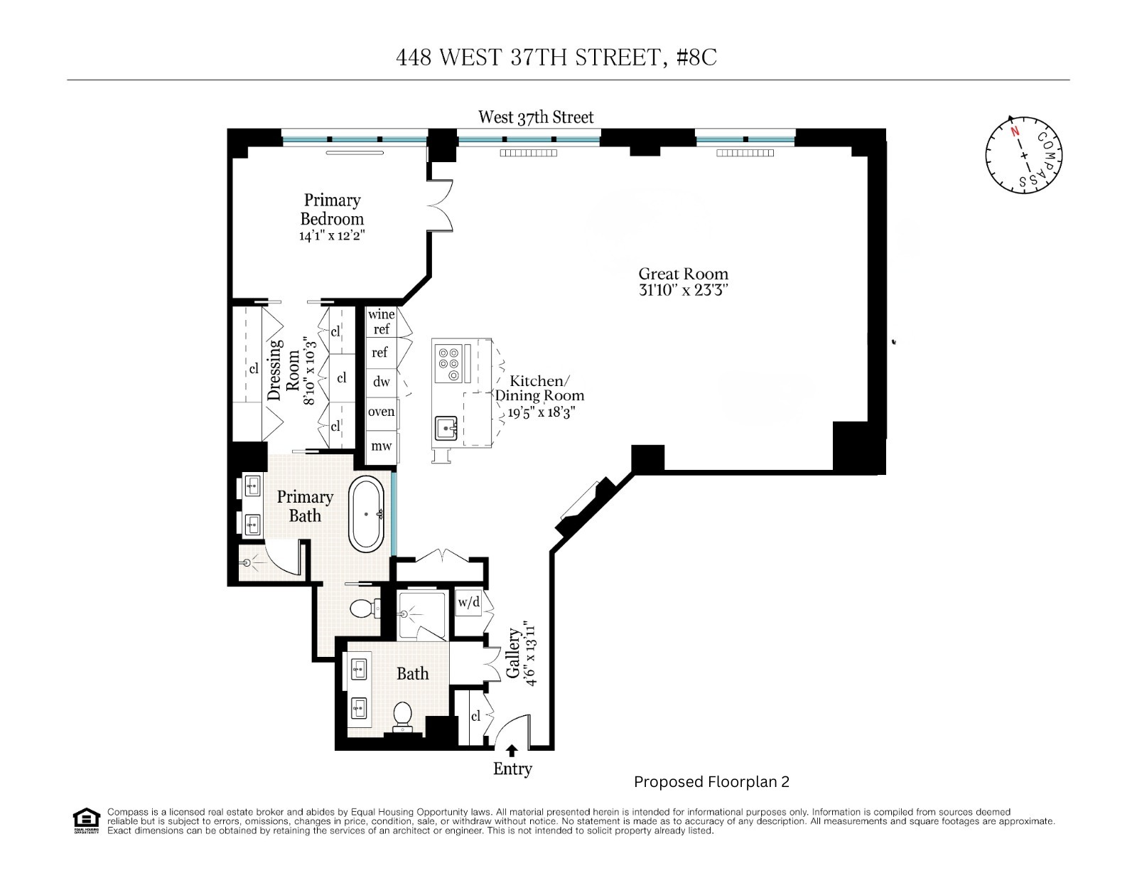 448 W 37th Street 8C