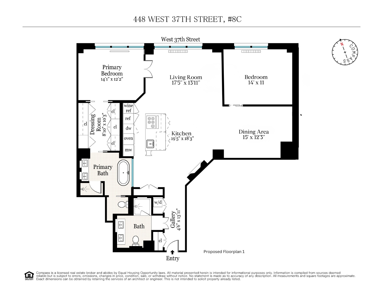 448 W 37th Street 8C