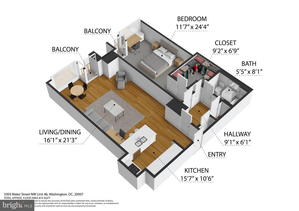 3303 WATER STREET NW Unit: 4B