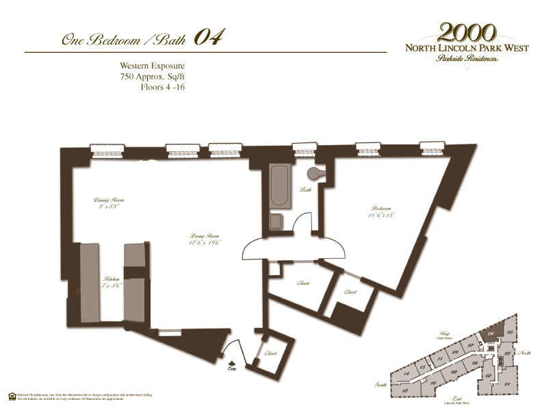 2000 N Lincoln Park West Avenue Unit: 804
