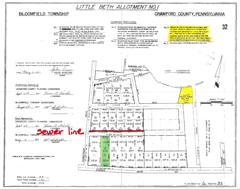 LOT 2 DANNER DR & 13 LINDA Lane