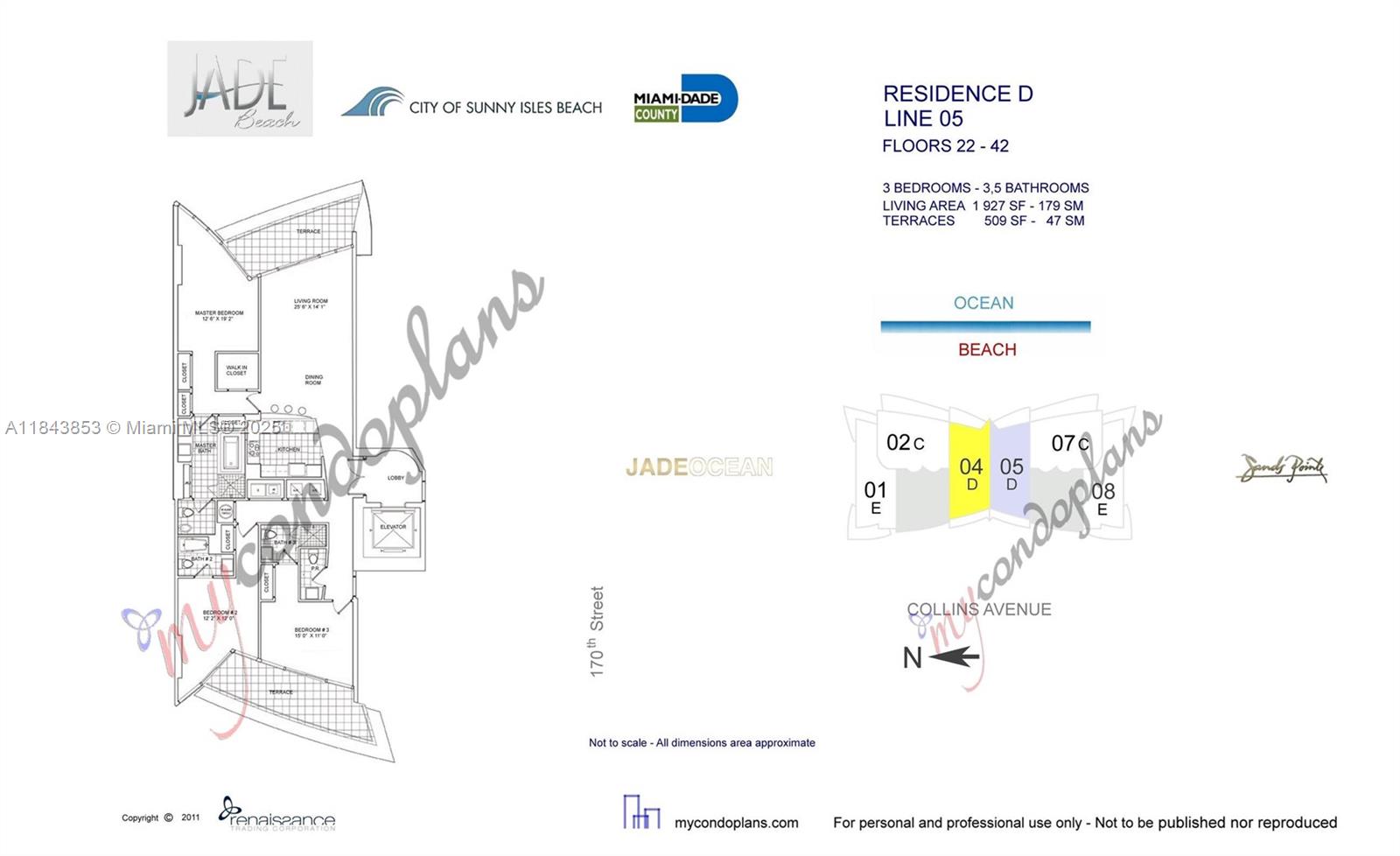 17001 Collins Ave # 3005