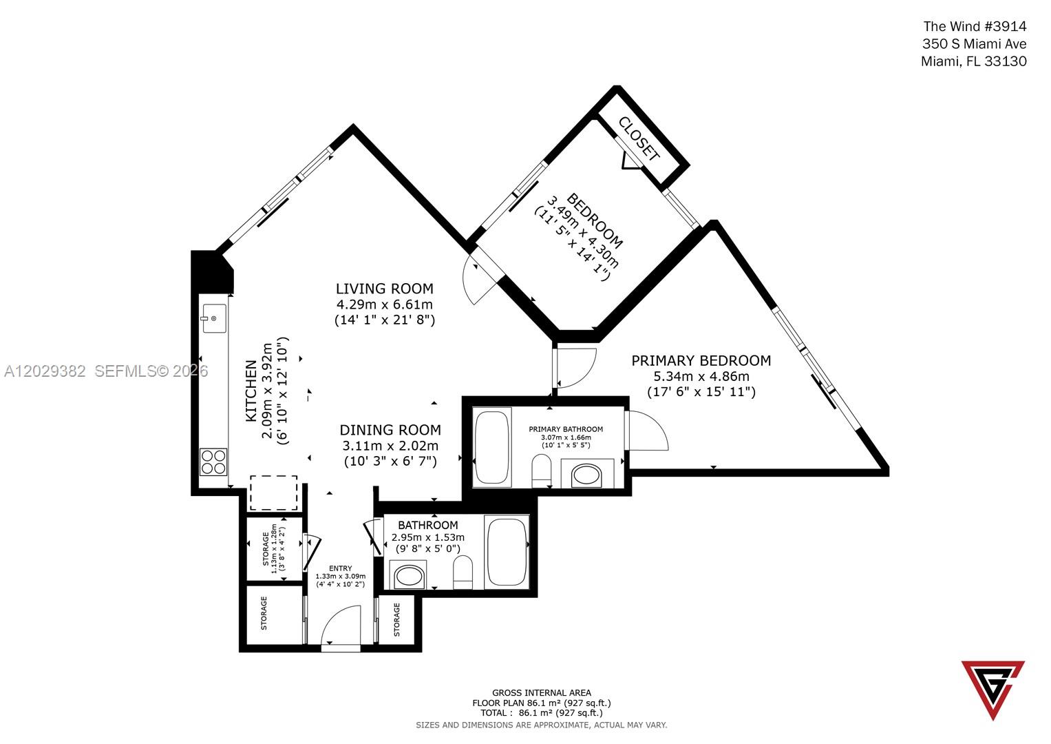 350 S Miami Ave Unit: 3914
