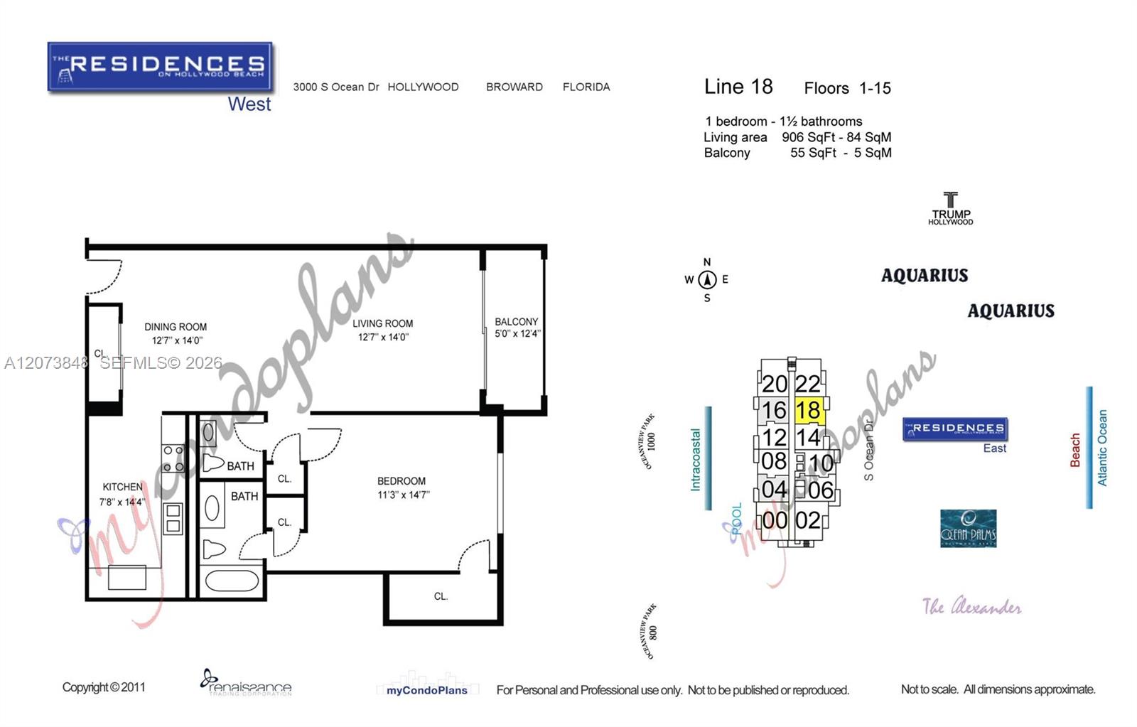 3000 S Ocean Dr # 1218