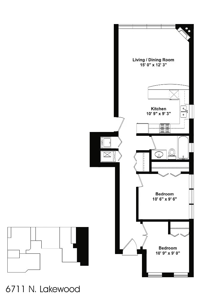 6711 N Lakewood Avenue Unit: 3N