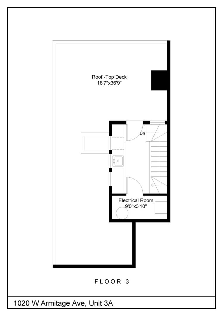 1020 W Armitage Avenue Unit: 3A