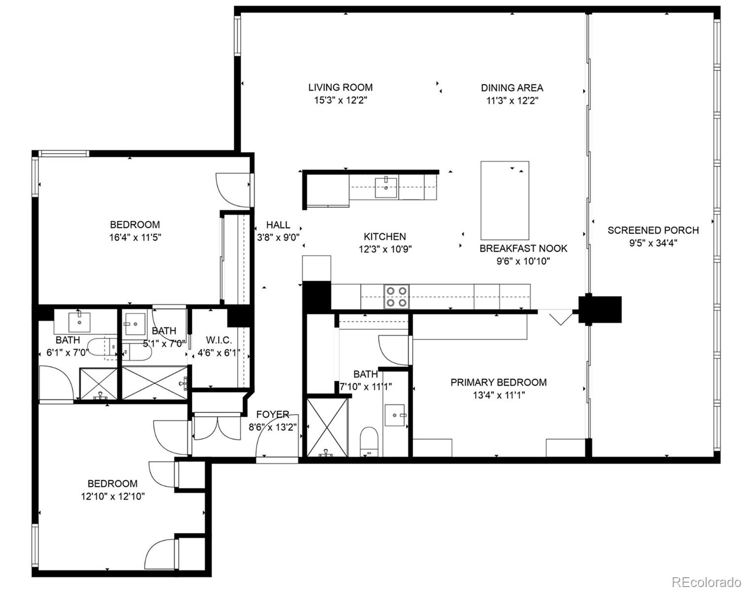 1201 N Williams Street Unit: 3A