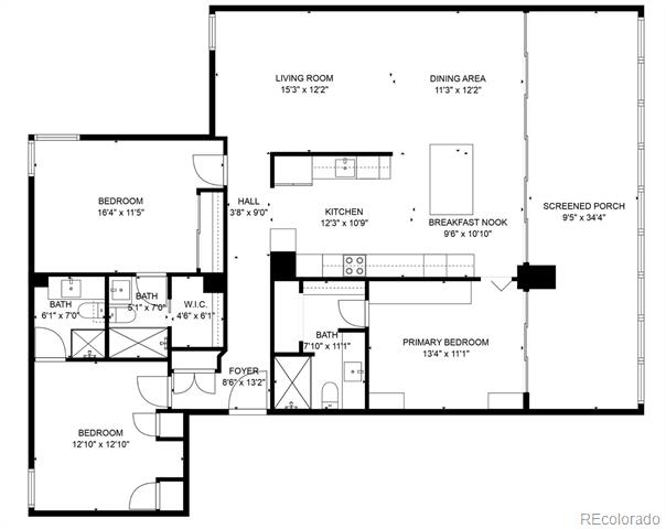 1201 N Williams Street Unit: 3A