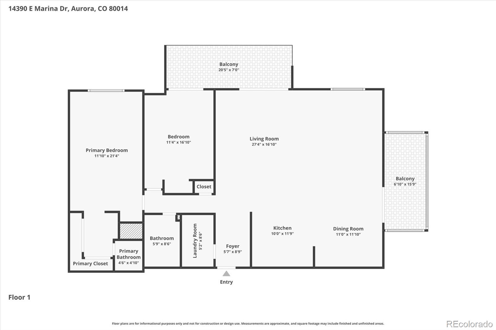 14390 E Marina Drive Unit: 601