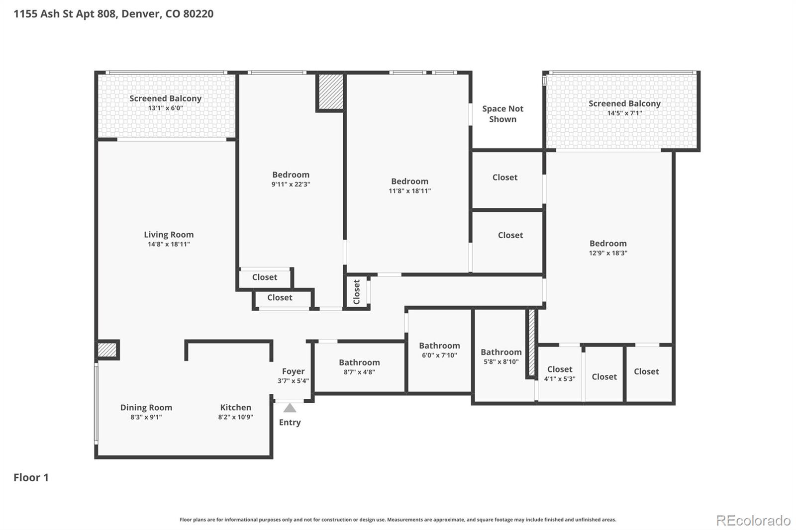 1155 N Ash Street Unit: 806
