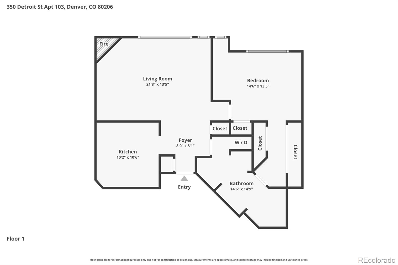 350 Detroit Street Unit: 103