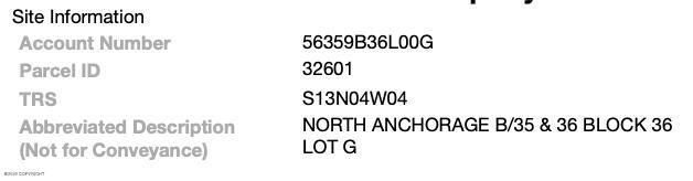 B36 LG Trail on Point MacKenzie