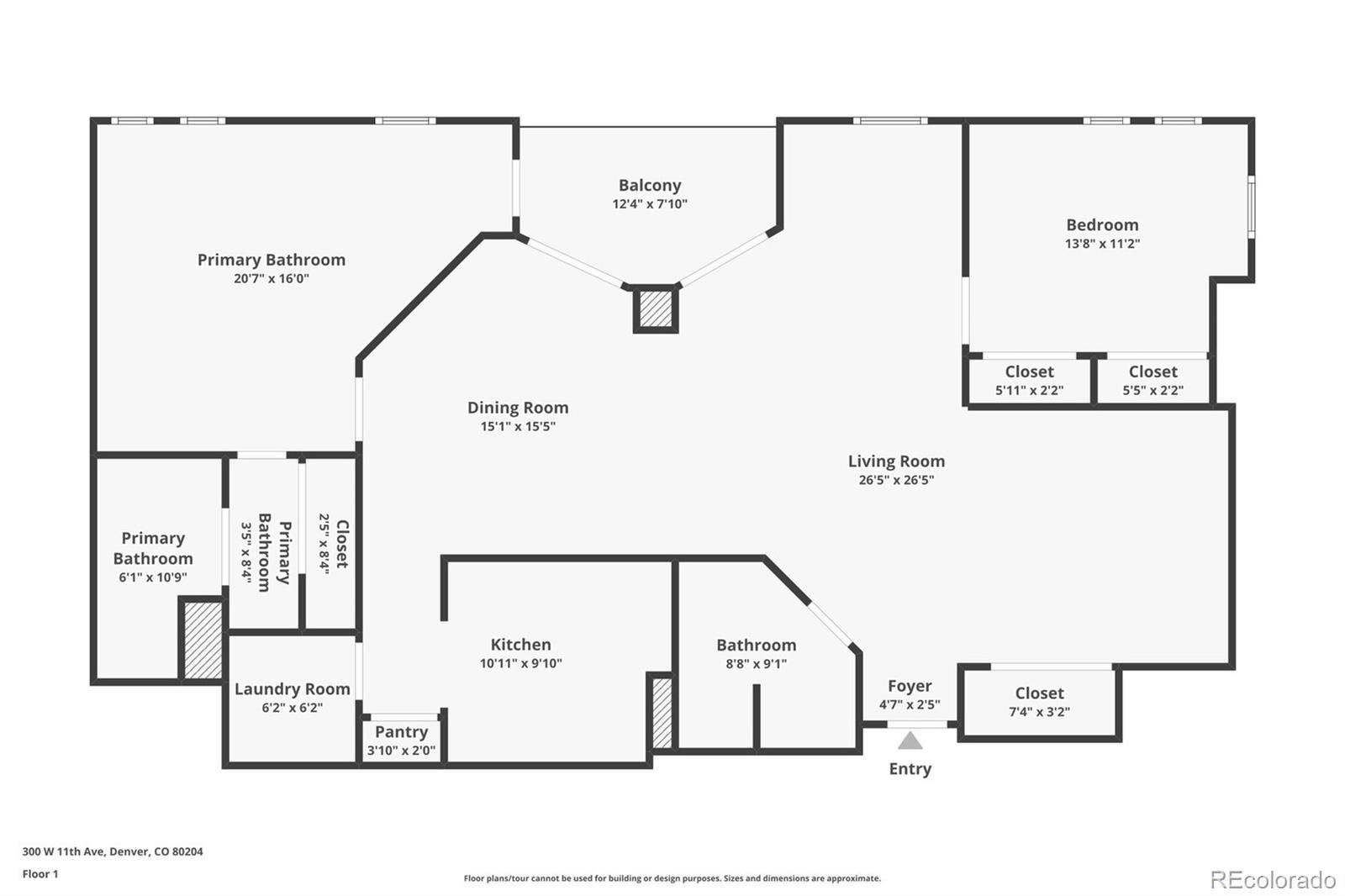 300 W 11th Avenue Unit: 15C