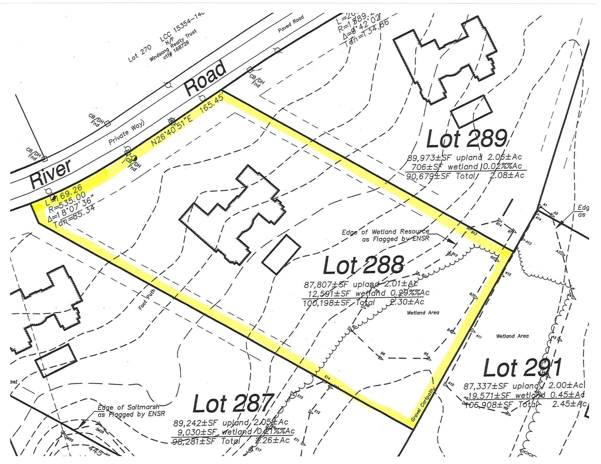 2.3 Acre Buildable Lot in Oyster Harbors
