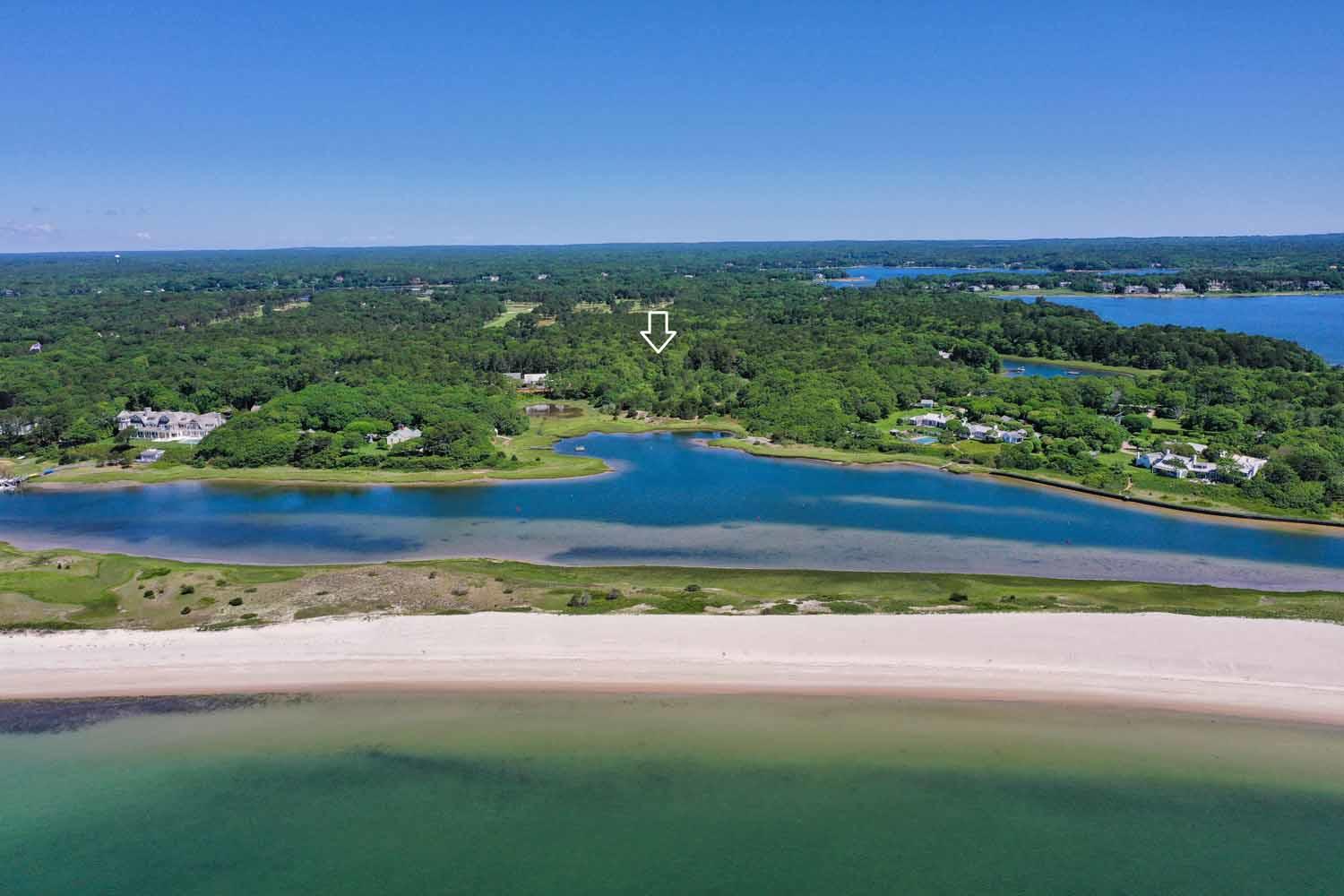 2.3 Acre Buildable Lot in Oyster Harbors