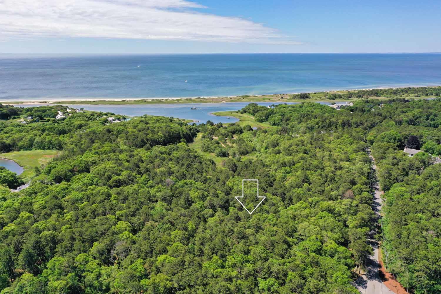 2.08 Acre Buildable Lot in Oyster Harbors