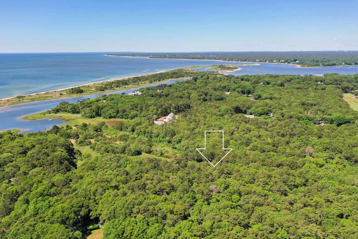 2.01 Acre Buildable Lot in Oyster Harbors