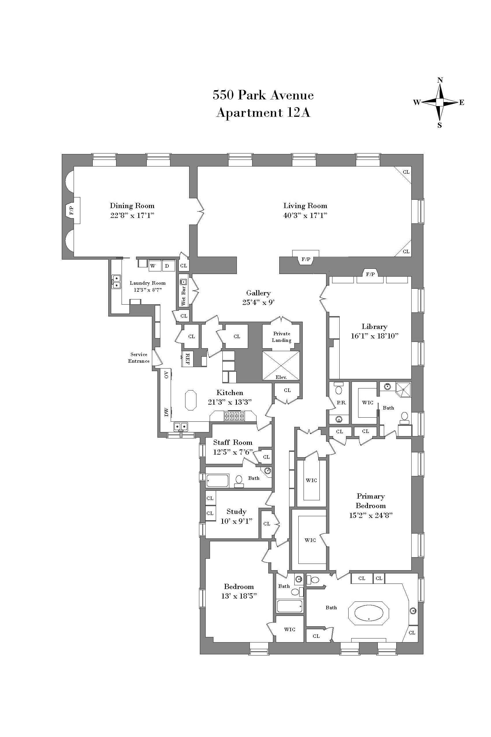 550 Park Avenue Apt 12A