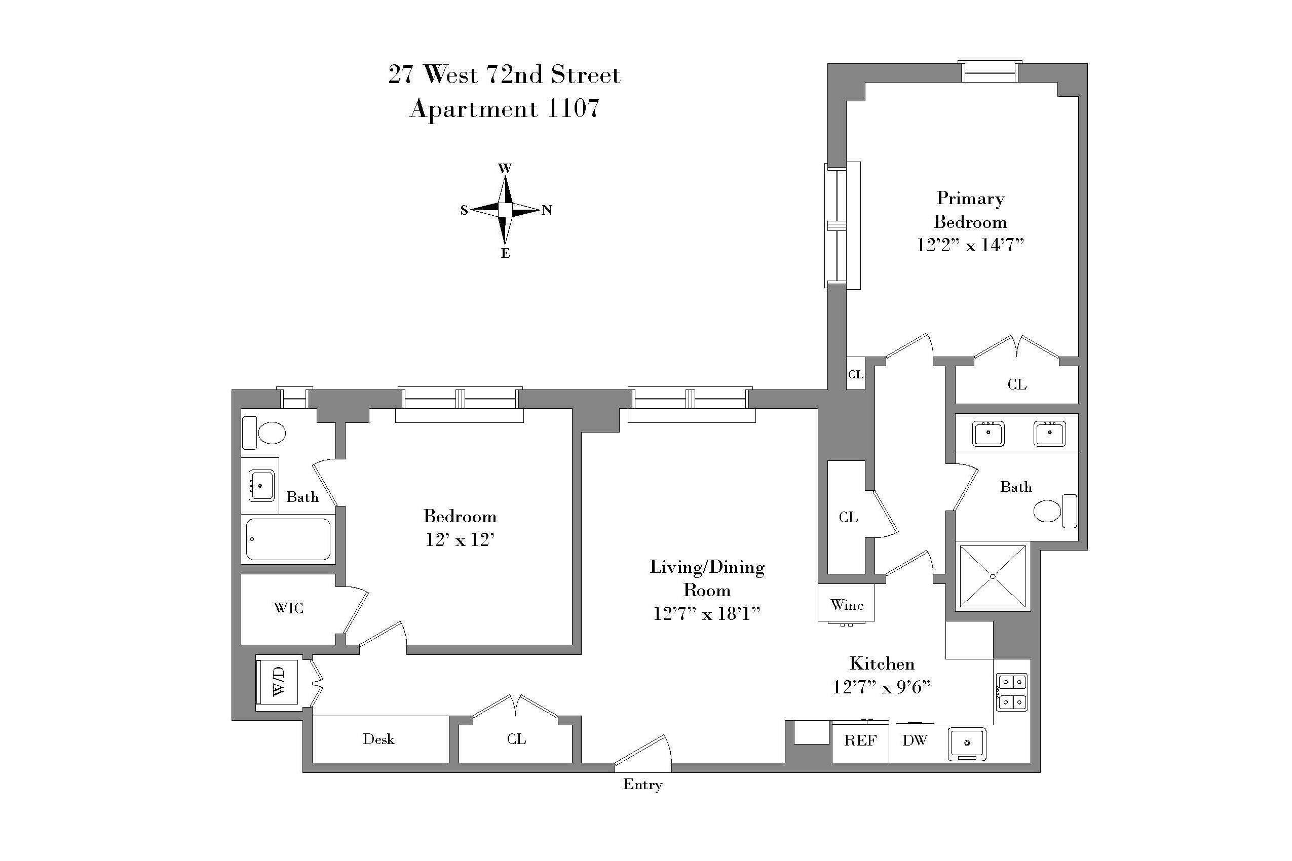 27 West 72nd Street 1107